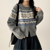 Decca Snow Nordic Knit Cardigan