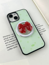 レッドビッグリボンMagsafeスマートトック