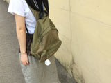 vintage two-tone backpack