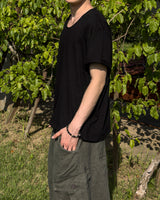 Erne Crop Over U Neck Short Sleeve Tee