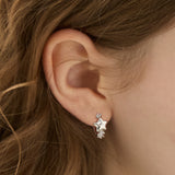 Wish Star One-touch ring earrings