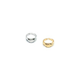 ロースカルプテッドリング (Gold/Silver)