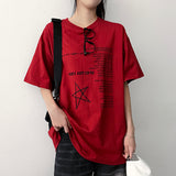 Tring Oversized Fit Star Short Sleeve T-shirt