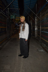 チェックマフラー BROWN