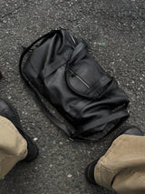 Moto two-way leather cross bag