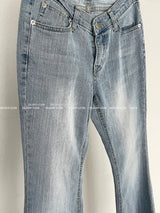 Connie Light Blue Low-rise Bootcut Jeans