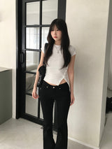 ボタンTシャツ (4 colors)