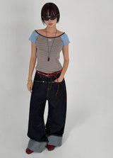 STUD SLIM BELT