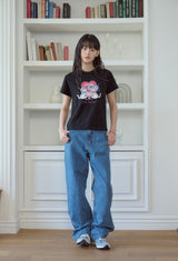 26SS★ チェリーベスティクロップ半袖Tシャツ