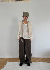 (UNISEX)ピーチ ウォッシング バルーン パンツ (3color)