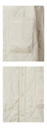 Breeze TO quilting overfit soft shirt [beige]