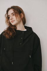 Anorak hood jumper (Black)