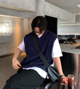 ジーニー366ストレートコットンバンディングワイドパンツ
