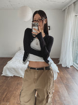 Poning Layered Double Cardigan