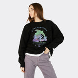 Riso Graphic Birphin (Bird + Dolphin) Sweatshirt (Black)