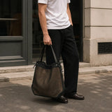 Mesh Drawstring Shoulder Bag