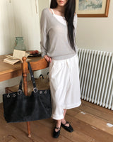 Meihu Roll-Up Bermuda Pants