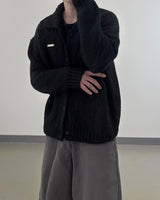 Arin Collared Knit Warmer Cardigan