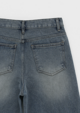 [B-DENIM] WASHING WIDE 039