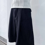 Structural Overlap Wide Shorts