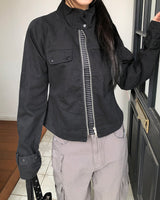 Quna Cotton Strap Jacket