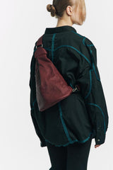 Mineral antler messenger bag (Burgundy)