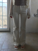 Back Pocket Span Bootcut Pants 