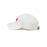 LETTERING RELAX FIT BALL CAP【WHITE】