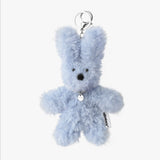 BOUCLE RABBIT KEYRING (SKY BLUE)