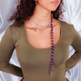 Stellina Necklace (Plum blue)