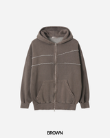Bear Pigment Winter Hood Zip-Up