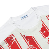 DirtyCoins ストライプT トロンプロイユTシャツ ホワイト
