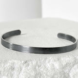 SV925-5mm SIMPLE none logo bangle_black
