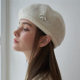 Ribbon Knit Beret (3color) 