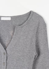 MUTE V RIB CARDIGAN