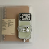 green silver bumper case