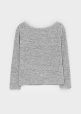[MADE] ケネックニットボタンオフショルダー長袖Tシャツ