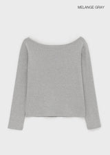 [MADE] アクニオフショルダー長袖Tシャツ