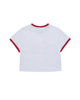 26SS WOMAN ACベアクロップリンガーTシャツ