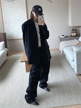 PAPERMOON PIN STRIPE BLAZER JACKET