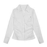 ギークストライプシャーリングシャツ