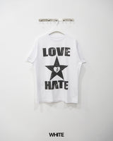 ラスプリント半袖Tシャツ