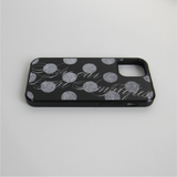 [MADE] glitter dot slogan glass bumper case