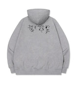 26FW★ Hanging Cats Embroidered Hoodie