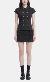 Maelle Double Button Blouse
