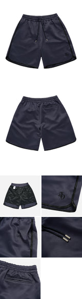 [24SS] SATIN SEMI BOXING SHORT PANTS (WOMAN) BLACK