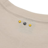 Wording Graphic Tshirts Beige