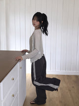 Ranky Vintage Button Balloon Shirring Sleeveless
