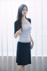 [MADE] Baysel Lace Sleeveless & Bolero Set