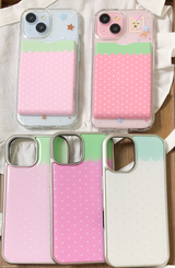 sweetberry silver epoxy case (baby pink)